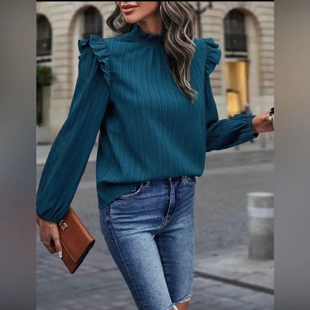 High Neck Blouse - Picture 2 of 3